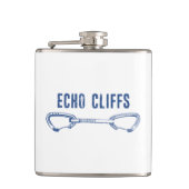 Echo Cliffs California Rock Climbing Quickdrag Flachmann (Vorderseite)