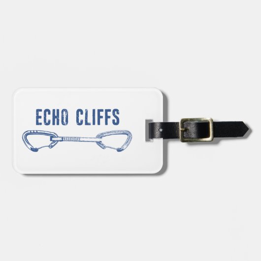 Echo Cliffs California Rock Climbing Quickdrag Gepäckanhänger (Vorderseite horizontal)