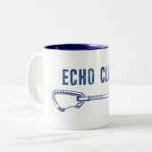 Echo Cliffs California Rock Climbing Quickdrag Zweifarbige Tasse (Vorderseite Links)