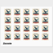 Écho Contre l’Oppression - Abzeichen #BalanceTonTy Quadratischer Aufkleber (Blatt)