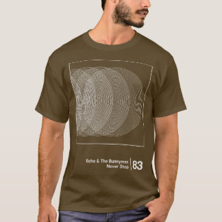 Echo Das Minimalistische Grafikwerk der Bunnymen T-Shirt