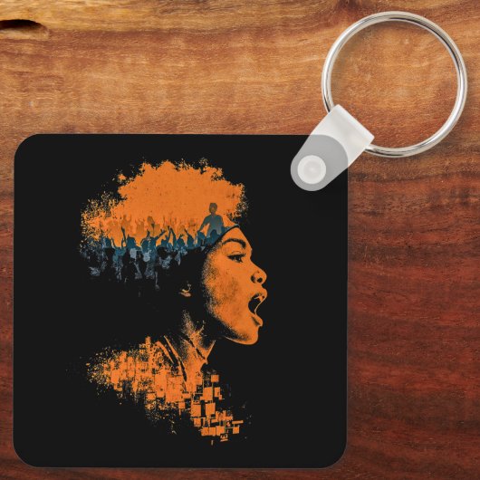 Echo der Menge Schlüsselanhänger (Rückseite)