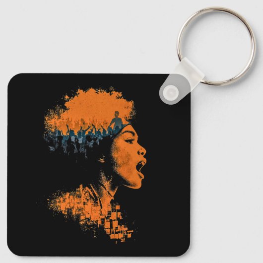 Echo der Menge Schlüsselanhänger (Rückseite)