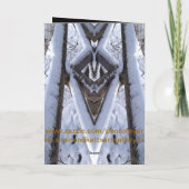 Echo der Schnee-Brücken-Karte Karte (Rückseite)