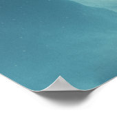 Echo des stillen Hirsches Poster (Ecke)