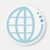 echo Erden : Wasser sparen Magnet (Vorne)