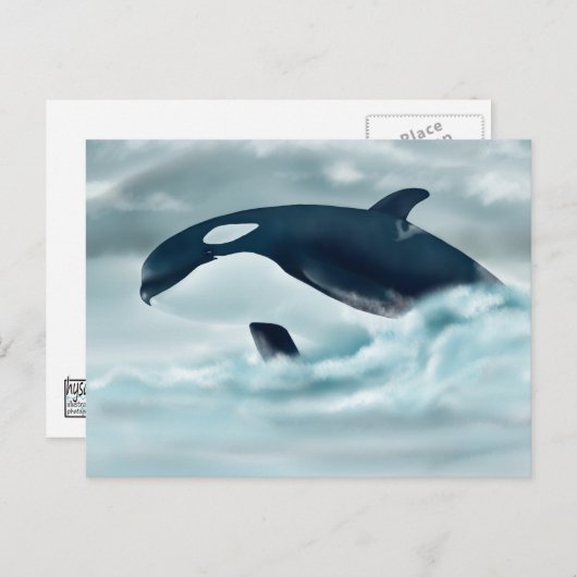 Echo (J42) Postkarte (Vorne/Hinten)