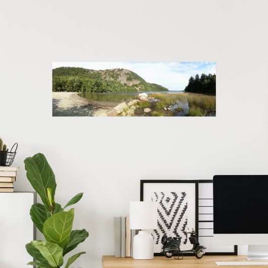 Echo Lake Beach im Acadia National Park Poster (Heimbüro)