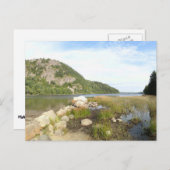 Echo Lake Beach im Acadia National Park Postkarte (Vorne/Hinten)