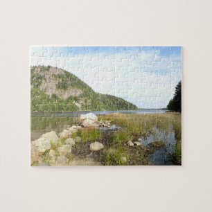 Echo Lake Beach im Acadia National Park Puzzle