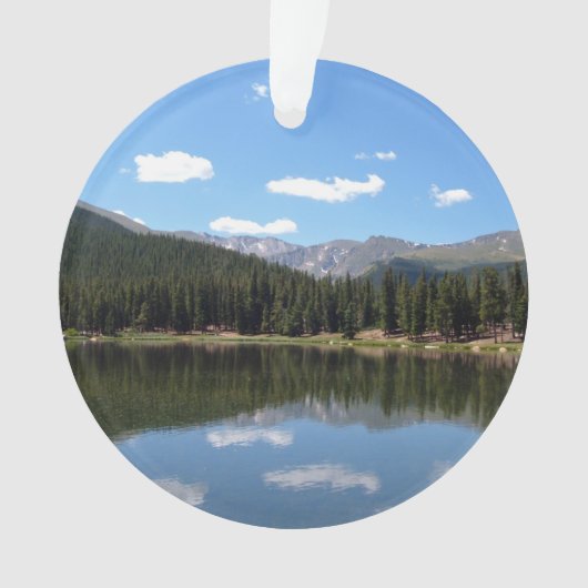 Echo Lake Mt Evans Colorado Ornament (Vorderseite)