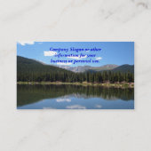 Echo Lake Mt Evans Colorado Visitenkarte (Rückseite)