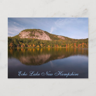 Echo Lake New Hampshire Postcard Postkarte