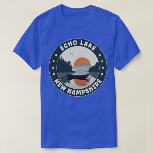 Echo Lake New Hampshire Sunset T-Shirt (Design vorne)