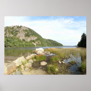 Echo Lake Strand in Acadia National Park Poster