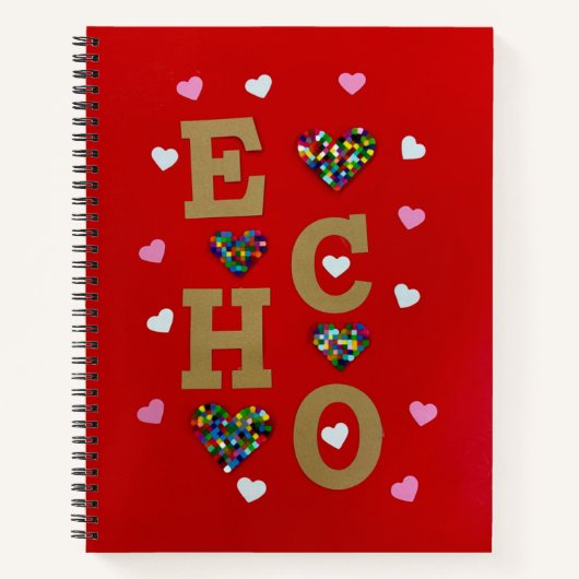 ECHO-LIEBE SpiralNotebook Notizblock (Vorderseite)