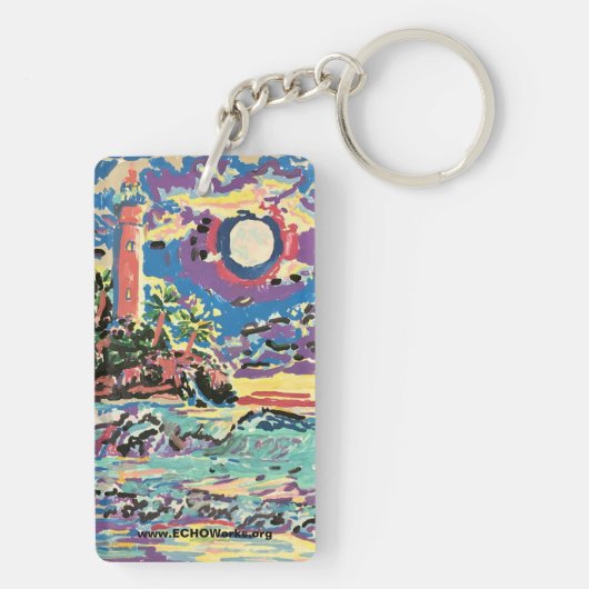 ECHO Lighthouse Schlüsselanhänger (Rückseite)