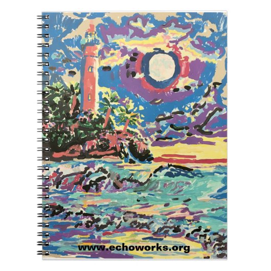 ECHO Lighthouse Spirituosen-Notebook Notizblock (Vorderseite)