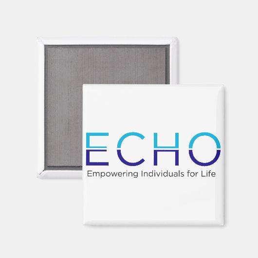 ECHO-Logo Magnet (Vorderseite/Rückseite)