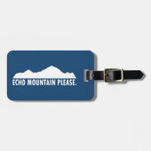 Echo Mountain Bitte Gepäckanhänger (Vorderseite horizontal)