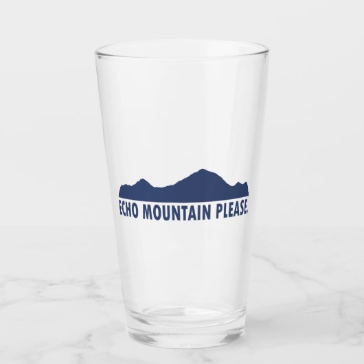 Echo Mountain Bitte Glas (Vorderseite)