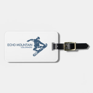 Echo Mountain Colorado Snowboarder Gepäckanhänger