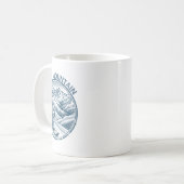 Echo Mountain Colorado Snowboarder Kaffeetasse (Vorderseite Links)