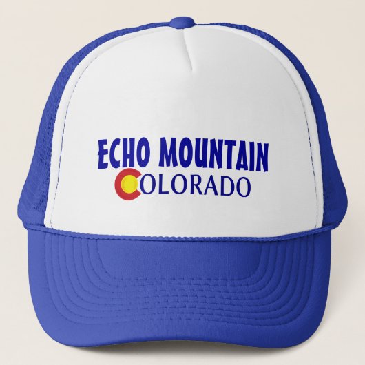 Echo Mountain Colorado Truckerkappe (Vorderseite)