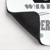 Echo mustert die Supermacht (grau) Mousepad (Ecke)