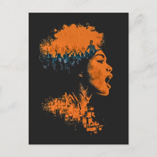 Echo of the Crowd Postkarte (Vorderseite)