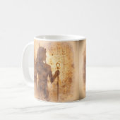 Echo of the Pharaoh Artistic Egyptian Watercolor Kaffeetasse (Vorderseite Links)