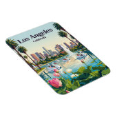 Echo Park Lake California Magnet (Rechte Seite)
