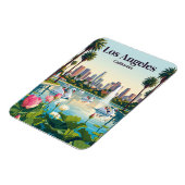 Echo Park Lake California Magnet (Linke Seite)