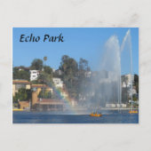 Echo Park Lake Postkarte (Vorderseite)