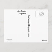 Echo Park, Los Angeles, Kalifornien Postkarte (Rückseite)