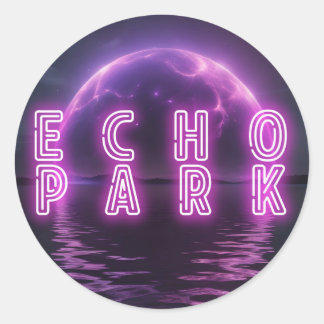 ECHO PARK NIGHtKLUB Abzeichen Runder Aufkleber