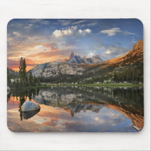 Echo Peaks Sunset from Echo Lake - Yosemite Mousepad