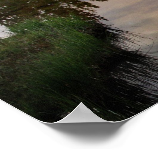 Echo Peaks Sunset from Echo Lake - Yosemite Poster (Ecke)