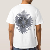 Echo-Phoenix-Wappen Ænigma grafischer Entwurf T-Shirt (Rückseite)