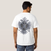 Echo-Phoenix-Wappen Ænigma grafischer Entwurf T-Shirt (Schwarz voll)