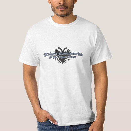 Echo-Phoenix-Wappen Ænigma grafischer Entwurf T-Shirt (Vorderseite)