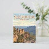 Echo Point Australien Postkarte (Stehend Vorderseite)