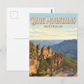 Echo Point Australien Postkarte (Vorne/Hinten)