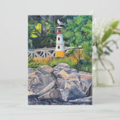 Echo Point Leuchtturm Einladung (Stehend Vorderseite)