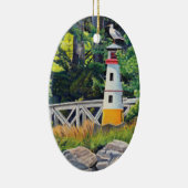 Echo Point Leuchtturm Keramik Ornament (Rechts)