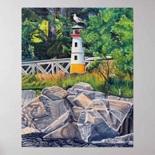 Echo Point Leuchtturm Poster (Vorne)