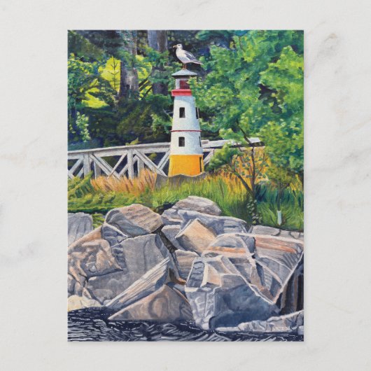 Echo Point Leuchtturm Postkarte (Vorderseite)