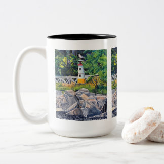 Echo Point Leuchtturm Zweifarbige Tasse