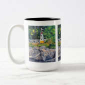 Echo Point Leuchtturm Zweifarbige Tasse (Links)