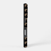 Echo-Raster iPhone Hülle (Rechte Seite)